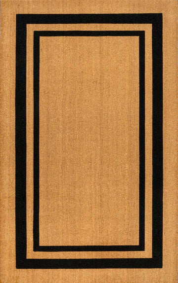 Blaire Modern Classic Double Border Area Rug